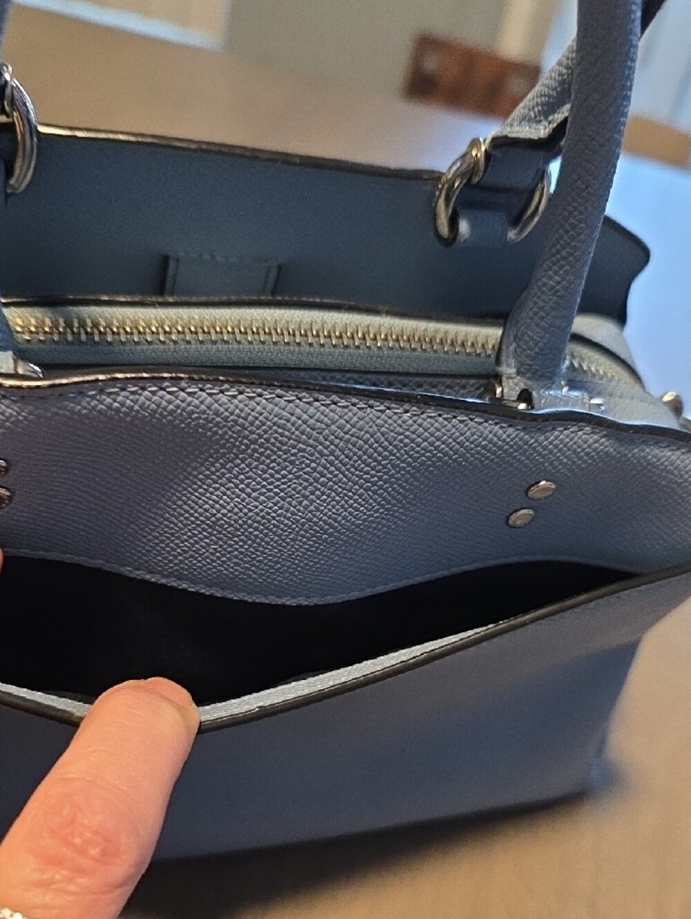 NWOT Coach Mini Lillie Carryall w/ Metallic Wristlet - Picture 4 of 11